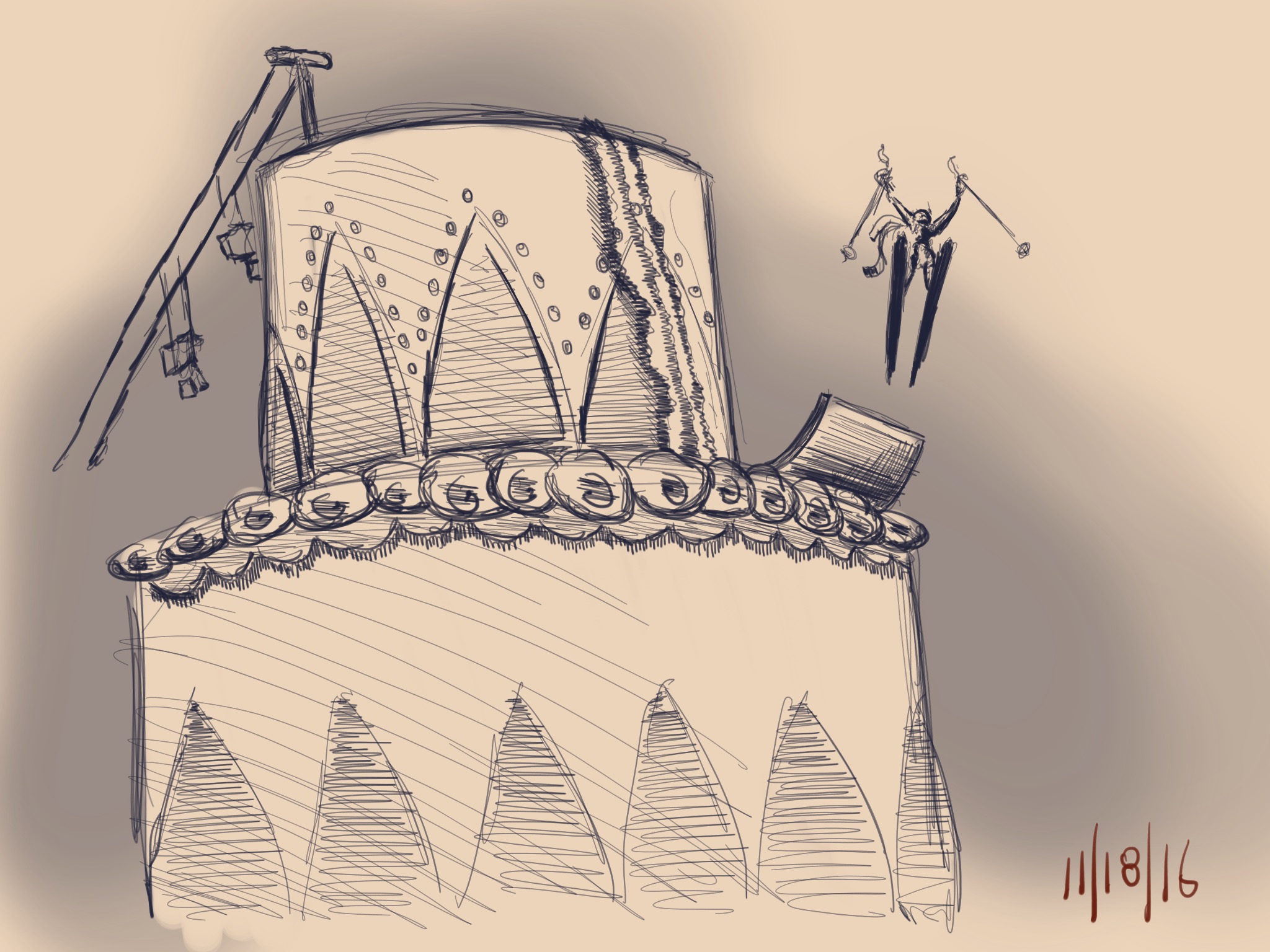 #gdpipeline daily challenge 11-18-16 "cake"