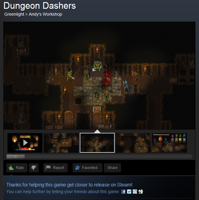 Dungeon Dashers On Steam Greenlight