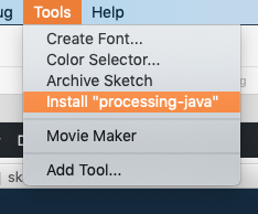 Back up and running with Processing and Java